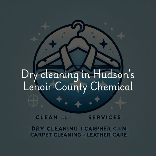 Dry cleaning services Hudson's Lenoir County Chemical