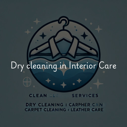 Dry cleaning services Interior Care