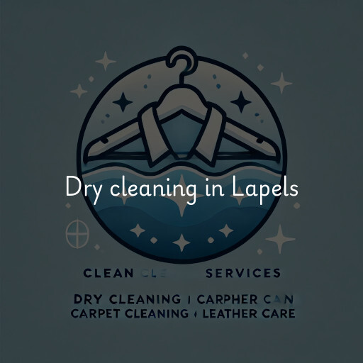 Dry cleaning services Lapels