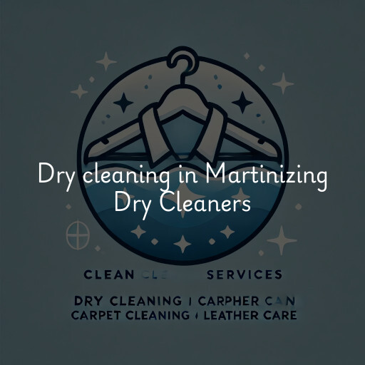 Dry cleaning services Martinizing Dry Cleaners