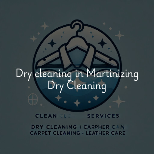 Dry cleaning services Martinizing Dry Cleaning