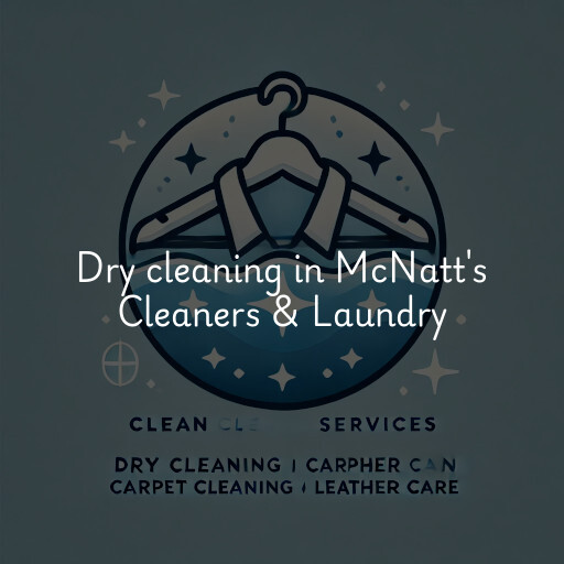 Dry cleaning services McNatt's Cleaners & Laundry