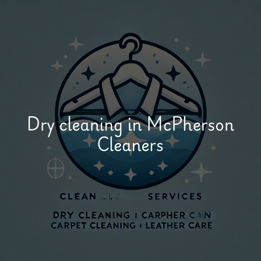 Dry cleaning services McPherson Cleaners