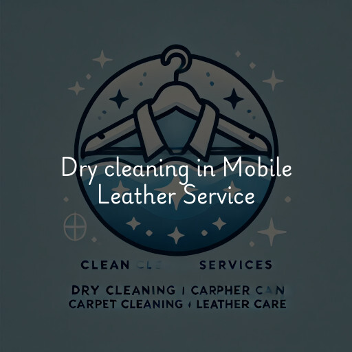 Dry cleaning services Mobile Leather Service