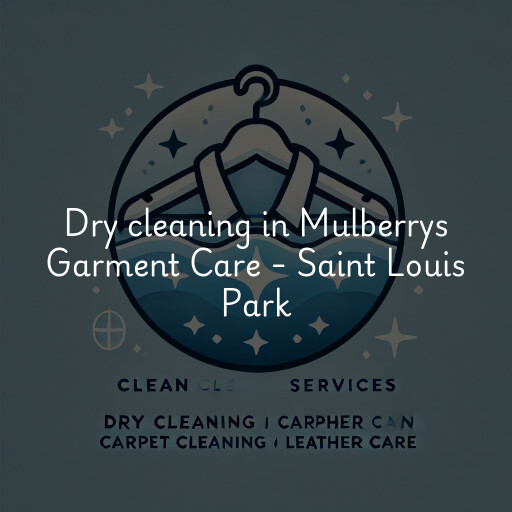 Dry cleaning services Mulberrys Garment Care - Saint Louis Park