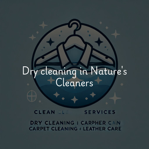 Dry cleaning services Nature's Cleaners