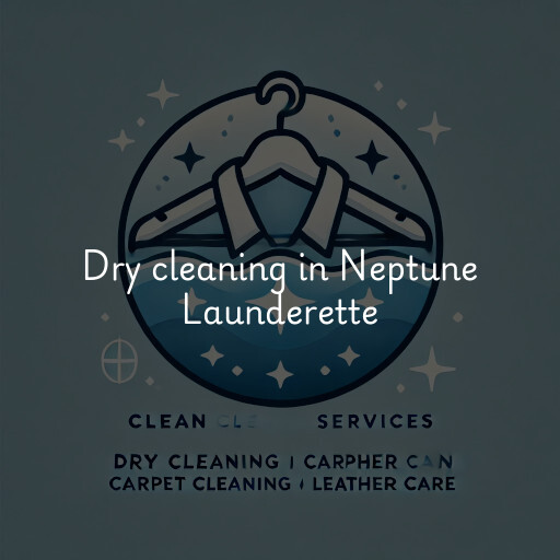 Dry cleaning services Neptune Launderette