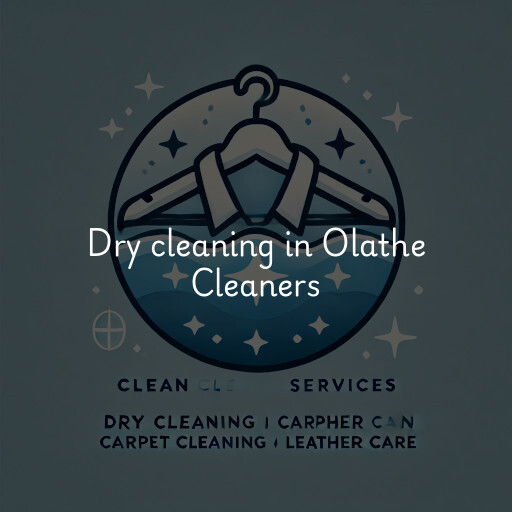 Dry cleaning services Olathe Cleaners