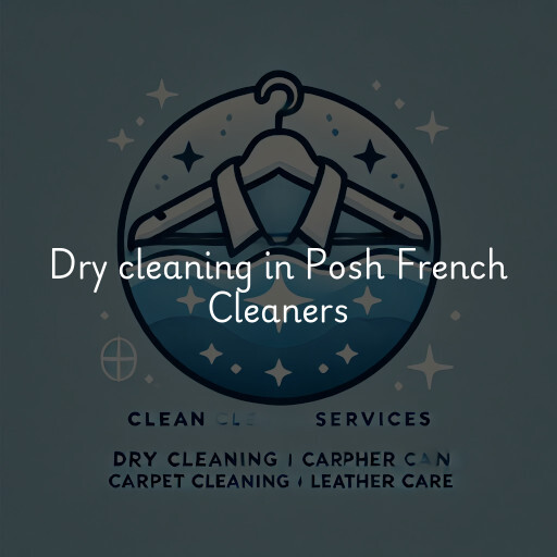 Dry cleaning services Posh French Cleaners