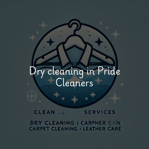 Dry cleaning services Pride Cleaners