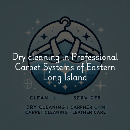 Dry cleaning services Professional Carpet Systems of Eastern Long Island