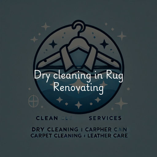 Dry cleaning services Rug Renovating