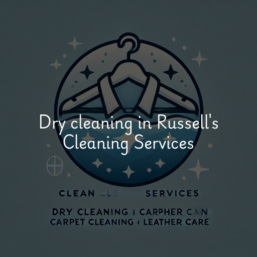 Dry cleaning services Russell's Cleaning Services