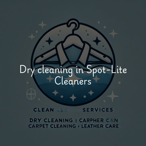 Dry cleaning services Spot-Lite Cleaners