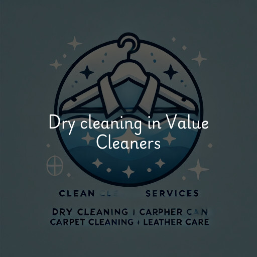 Dry cleaning services Value Cleaners