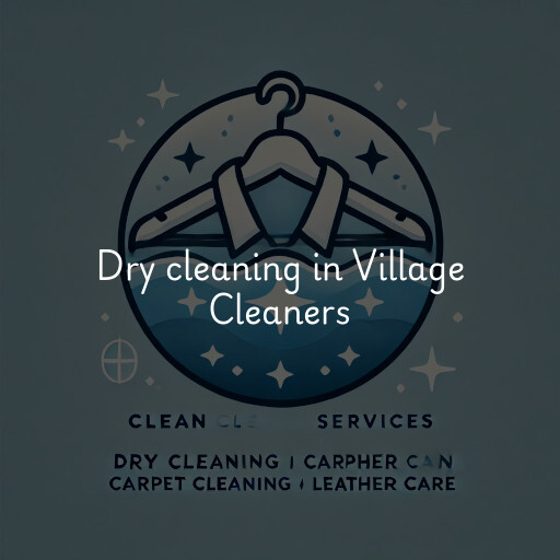 Dry cleaning services Village Cleaners