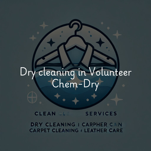 Dry cleaning services Volunteer Chem-Dry