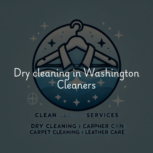 Dry cleaning services Washington Cleaners