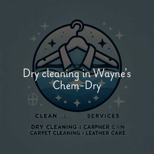 Dry cleaning services Wayne's Chem-Dry