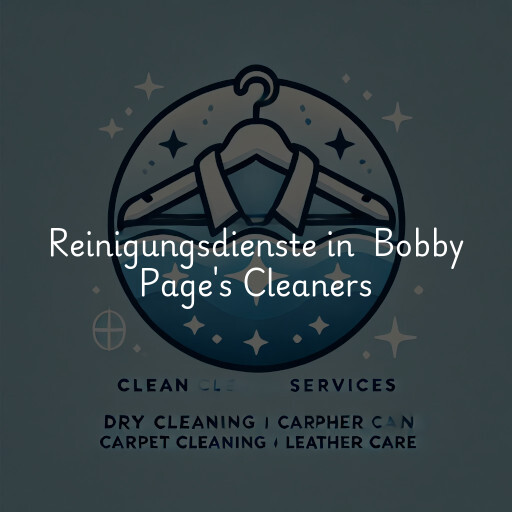 Reinigungsdienste in Bobby Page's Cleaners