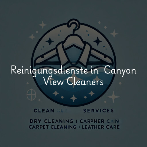 Reinigungsdienste in Canyon View Cleaners