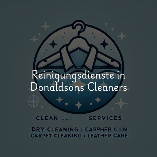 Reinigungsdienste in Donaldsons Cleaners