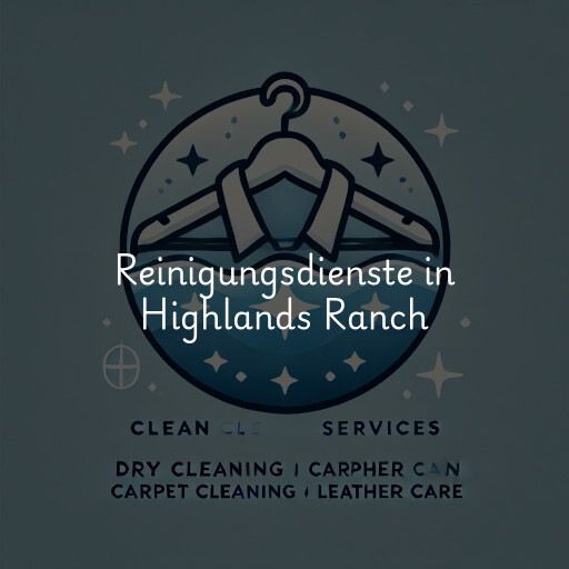 Reinigungsdienste in Highlands Ranch