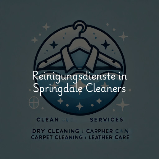 Reinigungsdienste in Springdale Cleaners