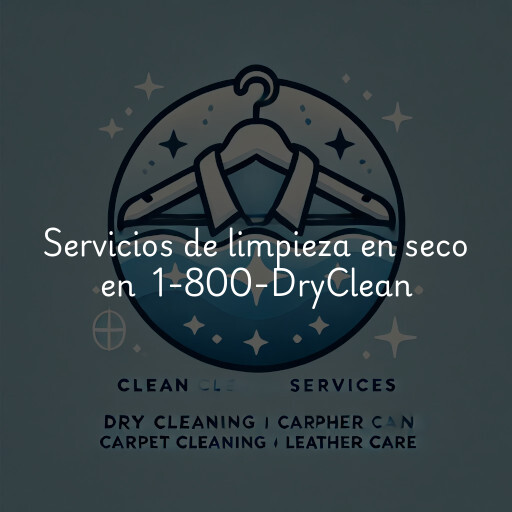 Servicios de limpieza en seco en 1-800-DryClean