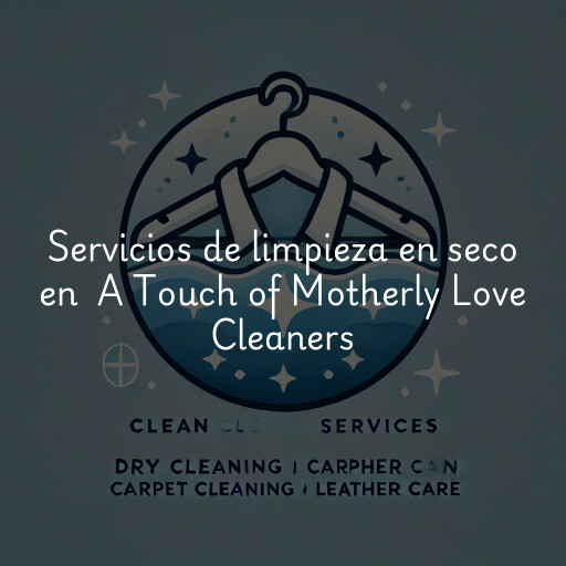 Servicios de limpieza en seco en A Touch of Motherly Love Cleaners