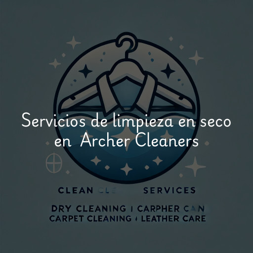 Servicios de limpieza en seco en Archer Cleaners