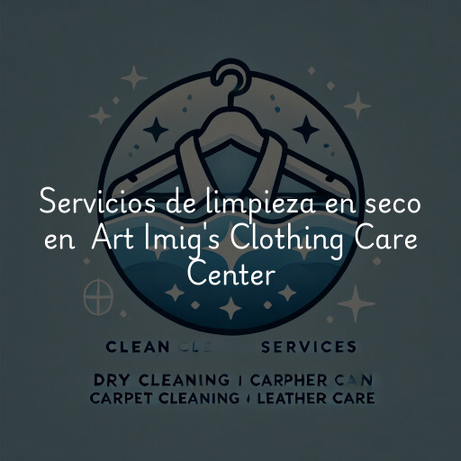 Servicios de limpieza en seco en Art Imig's Clothing Care Center