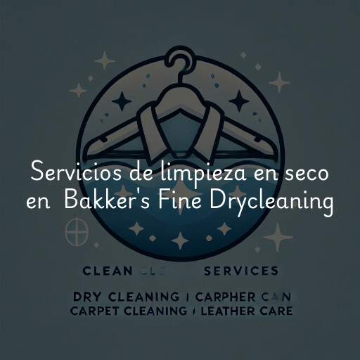 Servicios de limpieza en seco en Bakker's Fine Drycleaning