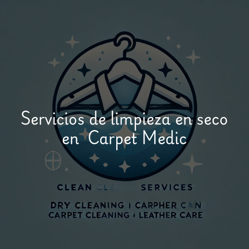 Servicios de limpieza en seco en Carpet Medic