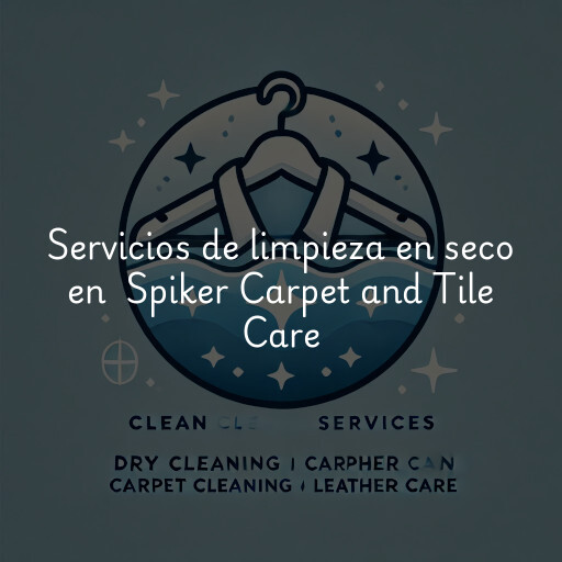 Servicios de limpieza en seco en Spiker Carpet and Tile Care