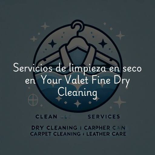 Servicios de limpieza en seco en Your Valet Fine Dry Cleaning