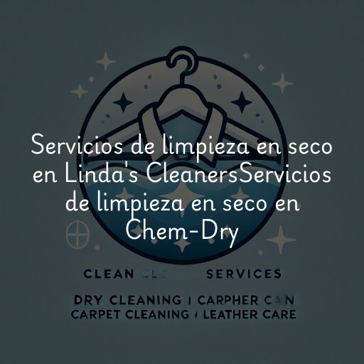 Servicios de limpieza en seco en