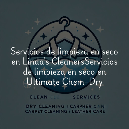 Servicios de limpieza en seco en