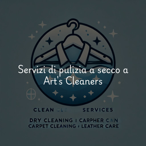 Servizi di pulizia a secco a Art's Cleaners