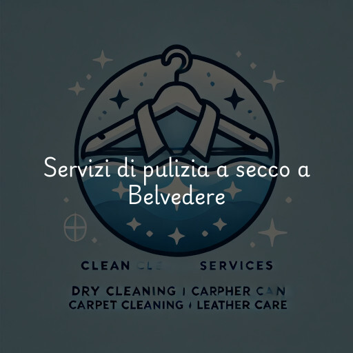 Servizi di pulizia a secco a Belvedere