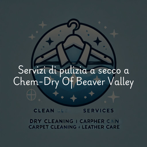 Servizi di pulizia a secco a Chem-Dry Of Beaver Valley