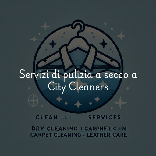 Servizi di pulizia a secco a City Cleaners & Laundry