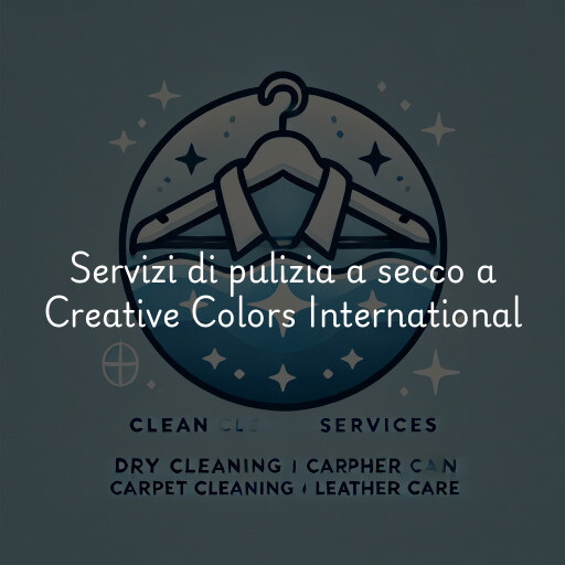 Servizi di pulizia a secco a Creative Colors International