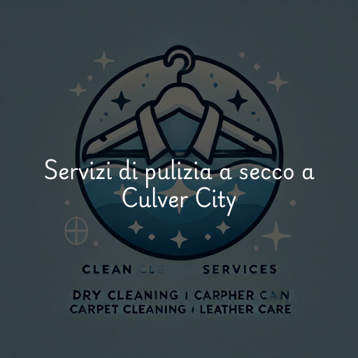 Servizi di pulizia a secco a Culver City