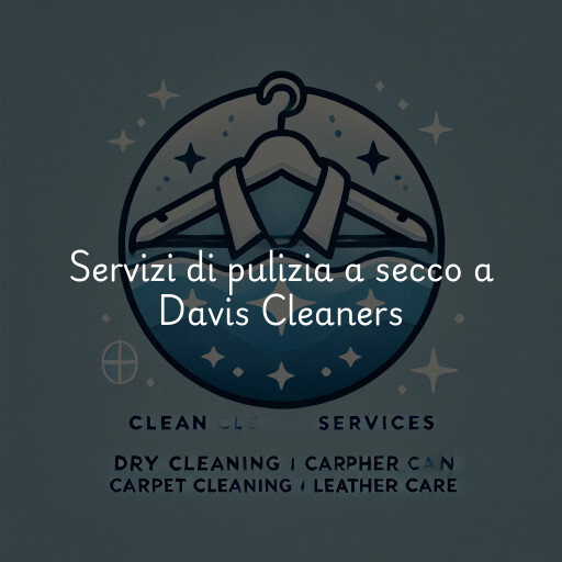 Servizi di pulizia a secco a Davis Cleaners & Launderers