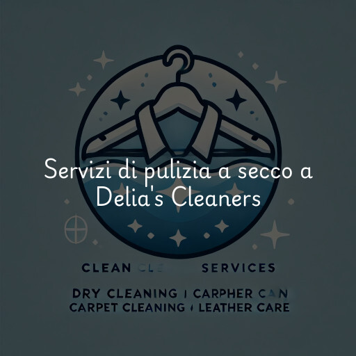 Servizi di pulizia a secco a Delia's Cleaners