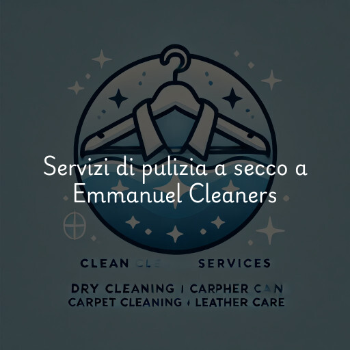 Servizi di pulizia a secco a Emmanuel Cleaners