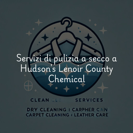 Servizi di pulizia a secco a Hudson's Lenoir County Chemical