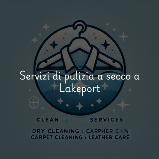 Servizi di pulizia a secco a Lakeport