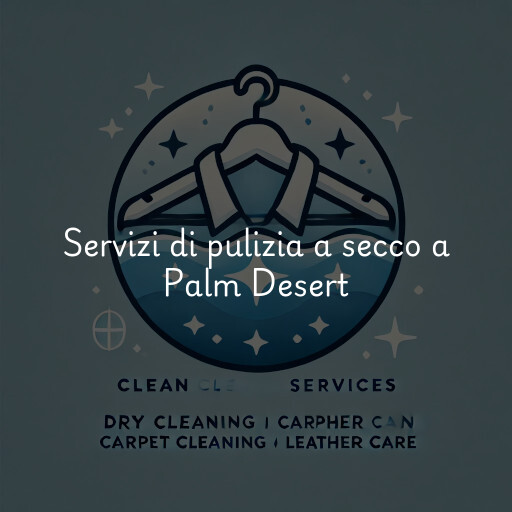 Servizi di pulizia a secco a Palm Desert